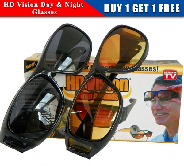 Buy Men Winter Hat+Muffler And Get HD Vision Glasses Free